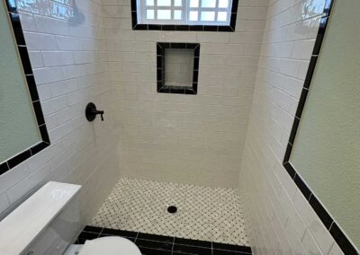 Photo of beautiful bathroom after renovations