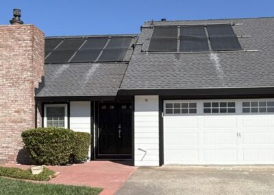 After exterior painting